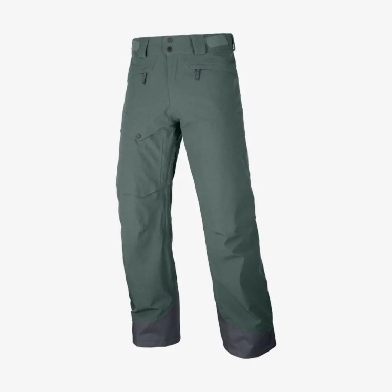 Salomon Untracked Men's Ski Pants Green | CA 34Q28